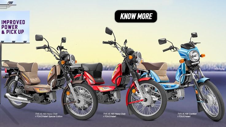 TVS XL100 scooter